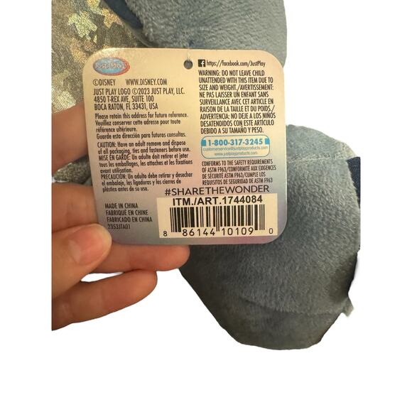 Disney 100 Stitch Plush Just Play 18” Limited Edition Celebration Tuxedo Bowtie - Picture 5 of 7